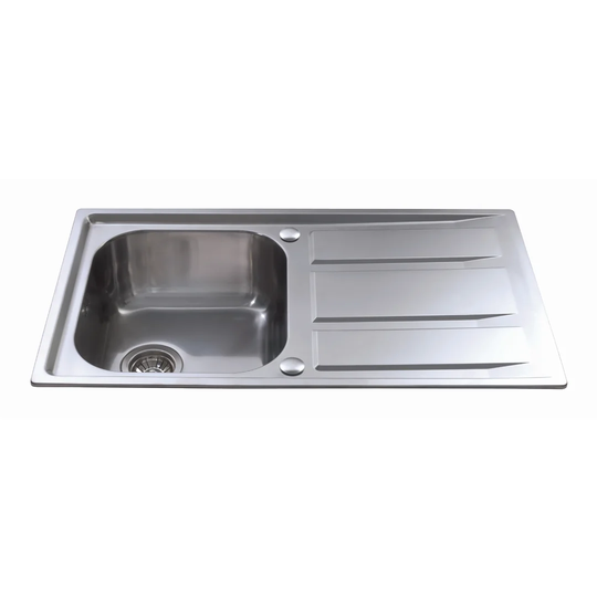 86cm x 50cm Single Bowl Inset Kitchen Sink