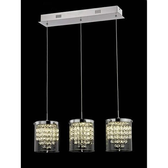Zachery 3 - Light LED Kitchen Island Pendant