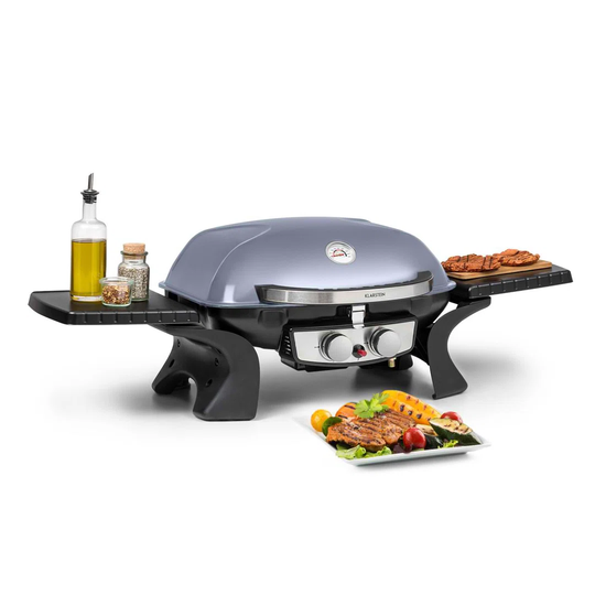 50cm Portable Liquid Propane Barbecue with 2 Burners