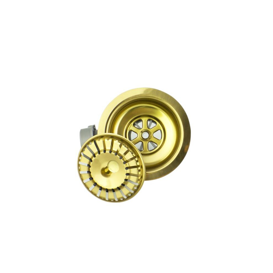 Basket Strainer Waste ONLY - Polished Gold/Brass