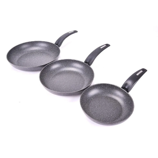 Moneta Granit Plus 3 Piece Non-Stick Frying Pan Set