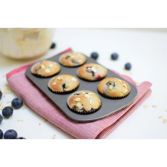 Alanna 6 Cup Non-Stick Mini Muffin Pan
