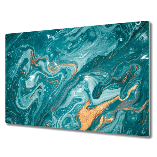 Lavendon Tempered Glass Spiral Wave Chopping Board