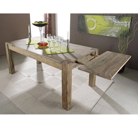90 Cm Extendable Folding Rosewood Solid Wood Dining Table