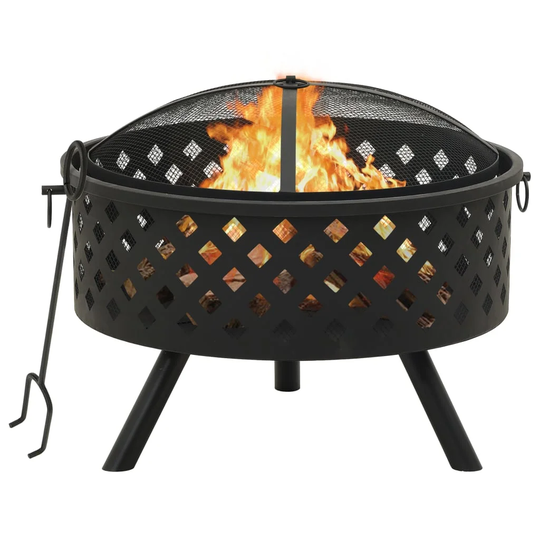 Espitia Steel Wood Burning Fire Pit