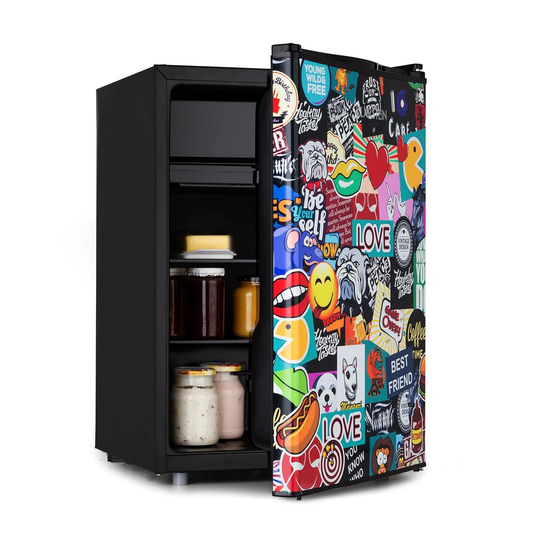 Cool Vibe Comic Design 70L Mini Fridge