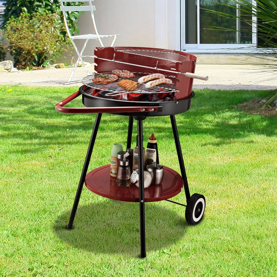 Charcoal Barbecue with Windshield
