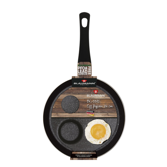 Berlinger Haus 4 Hole Omelet Egg Pancake Bakelite Handle Frying Pan