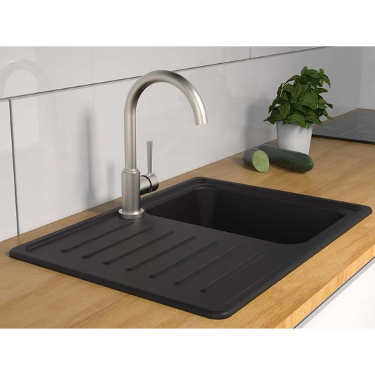 Schütte Sink Mixer with Round Spout Cornwall Low Pressure