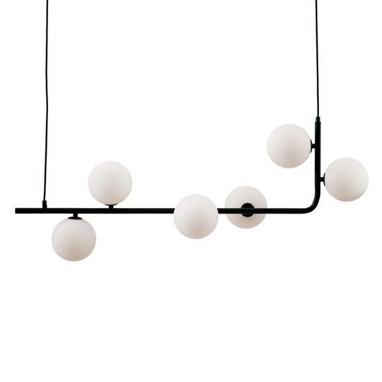 Fratessa 6-Light Kitchen Island Globe Pendant