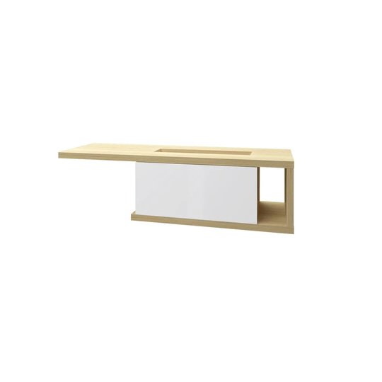 Roeper 141cm Wall-Mounted Vanity Unit Base