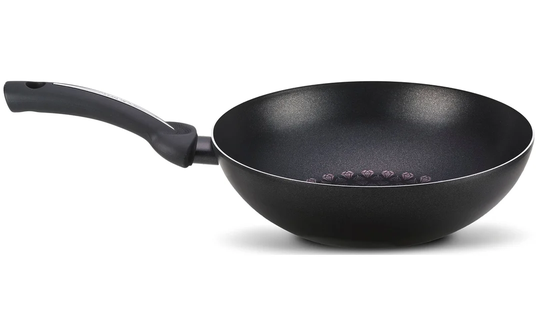 Black Diamond 28cm Non-Stick Aluminium Wok Set