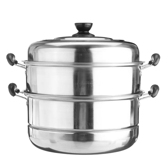 Stainless Steel Steamer Shua Three-Layer Soup Pot with Lid