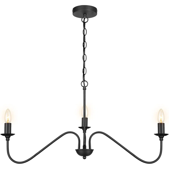 Nelly 3 -Light Candle Style Bulb Pendant