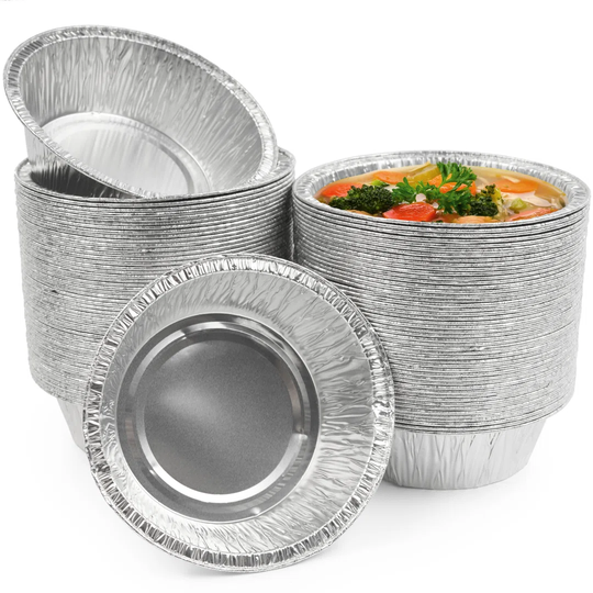 Reusable Baking Foil Tray Pie Containers For Small Tarts And Cakes