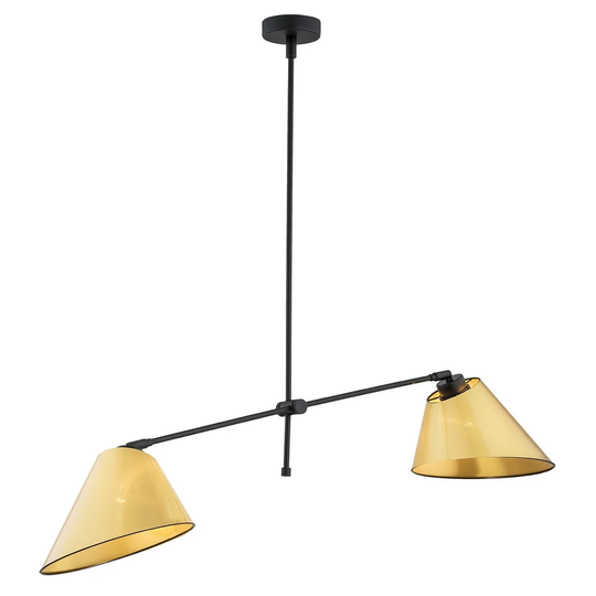 Green 2-Light Kitchen Island Cone Pendant