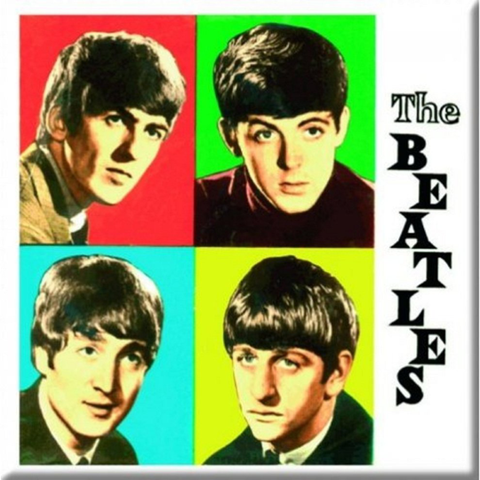 The Beatles Fridge Magnet band logo love me do new Official 76mm x 76mm