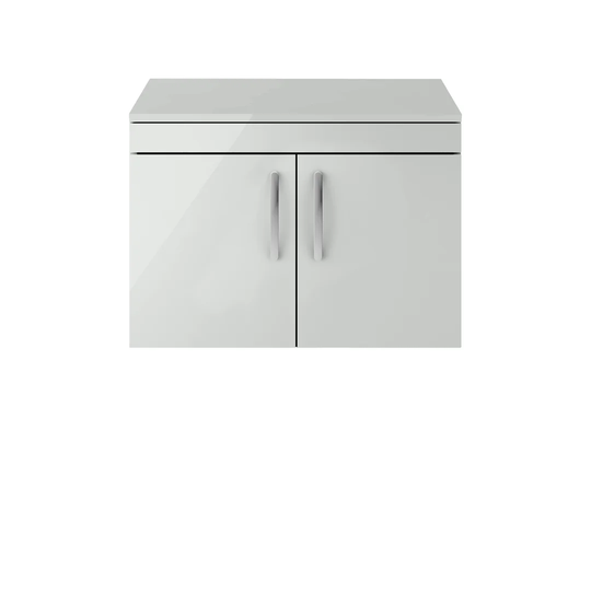 80cm Wall-Mounted Under Sink Storage Unit