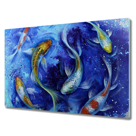 Athyrium Tempered Glass Fish Chopping Board