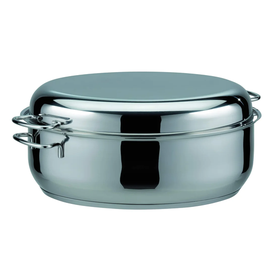 Bella Gusto 7.3L Stainless Steel Roasting Pot with Lid