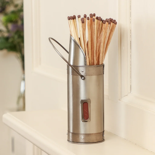 Safety Match Scuttle Log Carrier