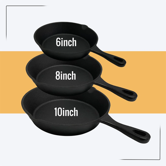 Jazmine 3 Piece Non-Stick Frying Pan Set