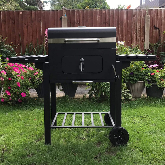 Campfire XL Outdoor Smoker Barbecue Charcoal Portable BBQ Grill Garden
