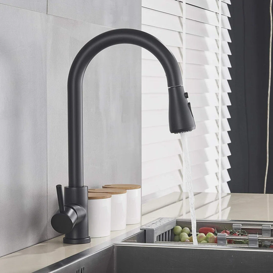 Larsen Pull Out Single Lever Monobloc Tap