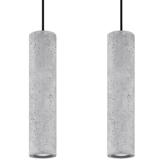 Luvo 2-Light Kitchen Island Cylinder Pendant