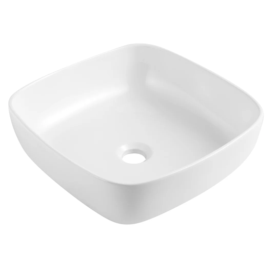 Lillie Ceramic Square 405 mm Countertop Basin