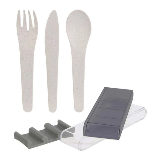 Eco Concept Takeaway Cutlery Set Gray