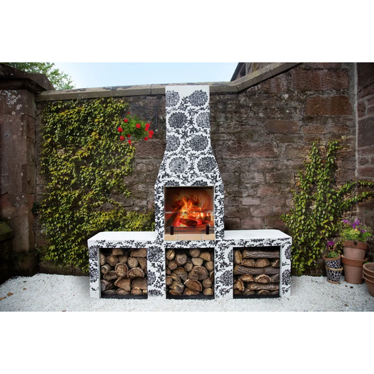 Gallia Wood Burning Outdoor Fireplace