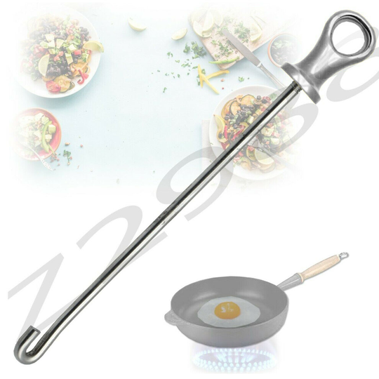 (Rod + Aluminium Hanger) Le Creuset Replacement Frying Pan Handle Hanger