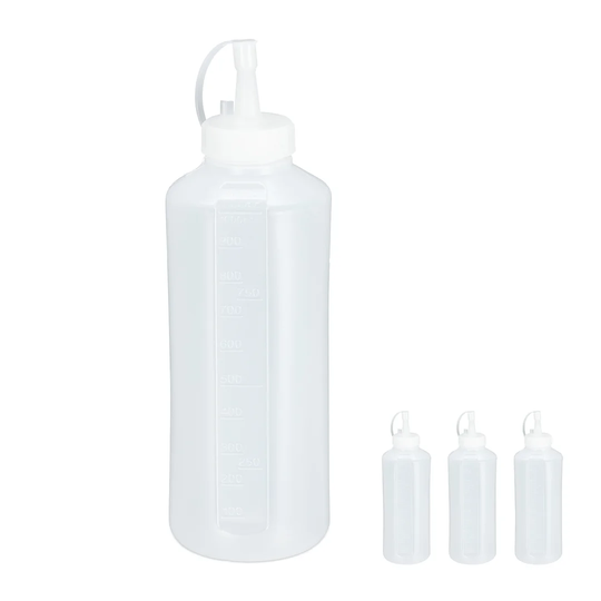 Squeeze bottle 1000 Ml Set of 4