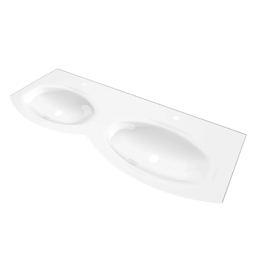 Glass Specialty Trough Bathroom Sink