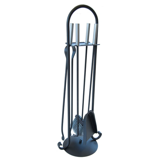 Aminur Metal 4 Piece Fireplace Tool Set