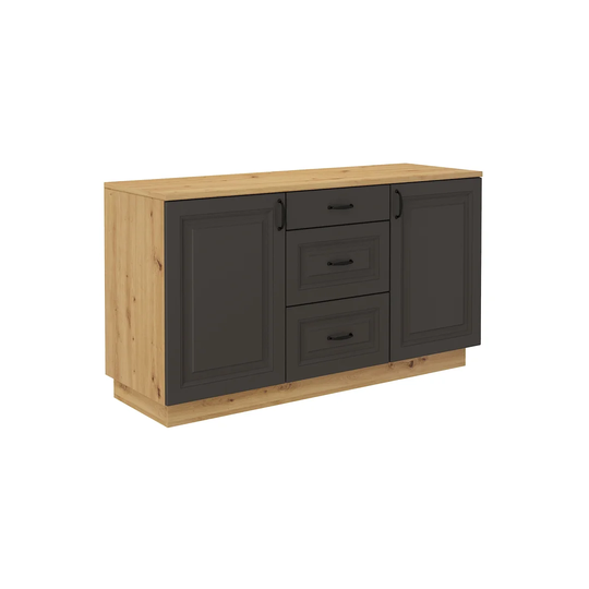150 Cm Wide 3 Drawer Sideboard