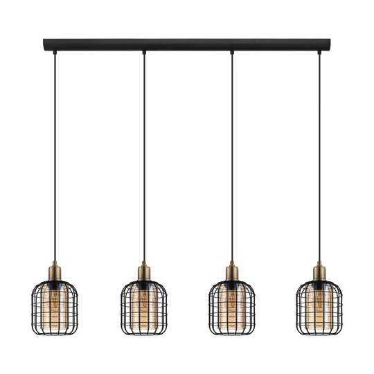 Miceli 4-Light Kitchen Island Geometric Pendant