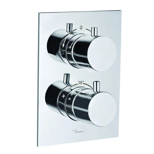 Florentine Double Exposed Thermostatic Shower Valve