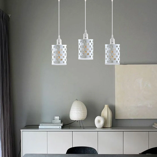 Adelfried 3-Light Kitchen Island Drum Pendant