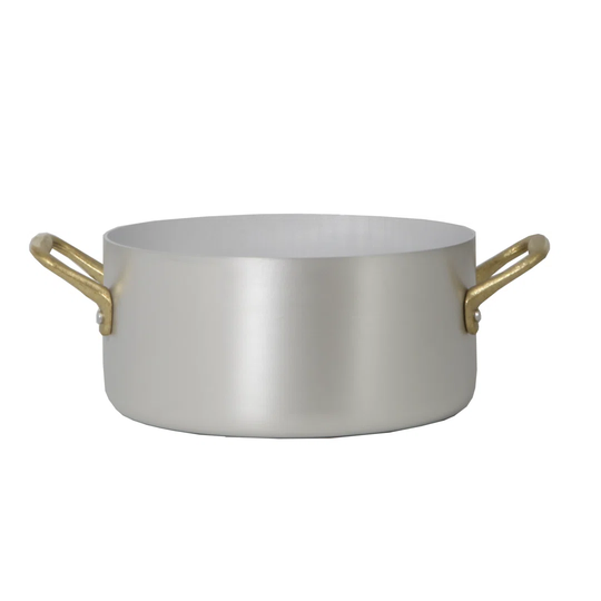 SAUCEPAN 2 BRASS HANDLES CM 14