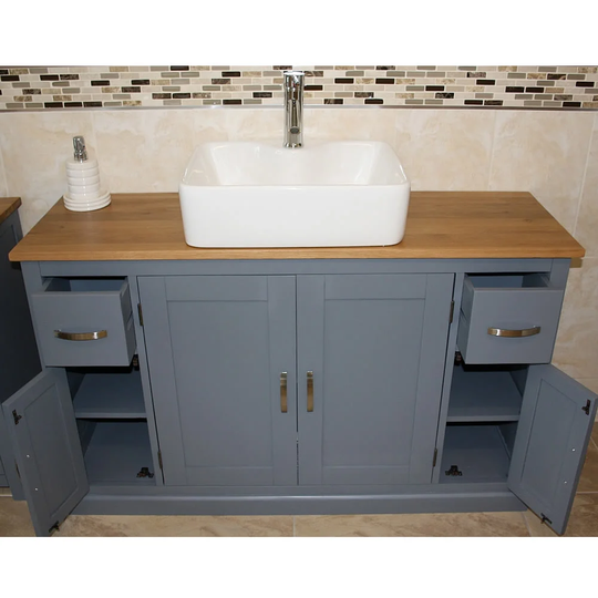 Solid Beech Andalucia 1230mm Free-standing Single Vanity