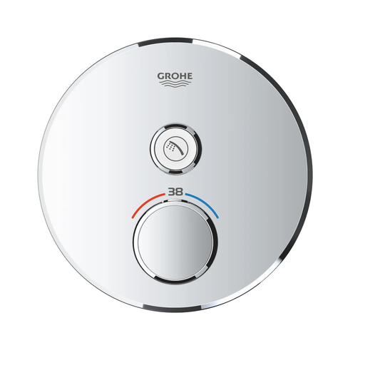 GROHE Grohtherm SmartControl Thermostat for concealed installation with one valve Chrome 29118000