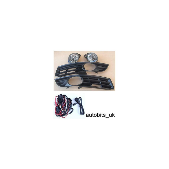 VW PASSAT 3C B6 06-10 56 57 58 59 60 FOG LIGHTS LIGHT LAMPS & GRILLES + WIRING