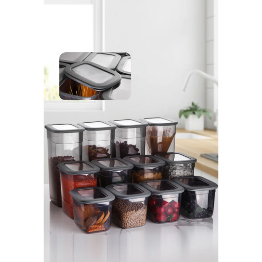 12 Container Food Storage Set