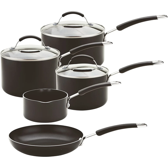 Belfry Kitchen Rodriquez 8 Piece Aluminium Non Stick Cookware Set