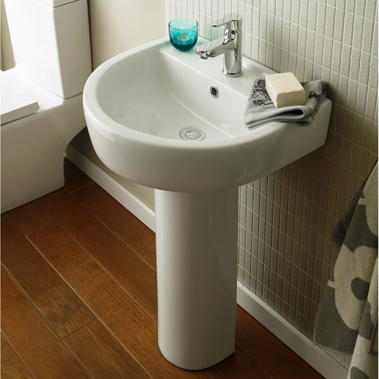 Vitreous China Full Pedestal Basin
