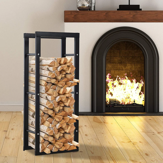 Aadam 40Cm W Metal Log Rack