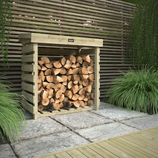 Tiger 4 Ft. x 2 Ft. Wood Log Store