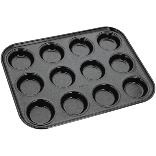 Stellar Bakeware, 12 Cup Bun Tin, Non-Stick